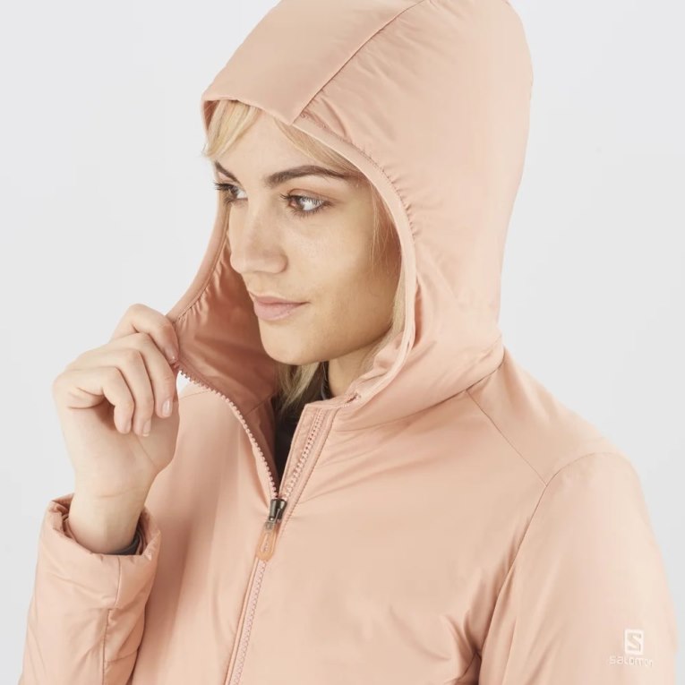 Apricot Salomon Outrack Women's Insulated Jackets | PH 62491B